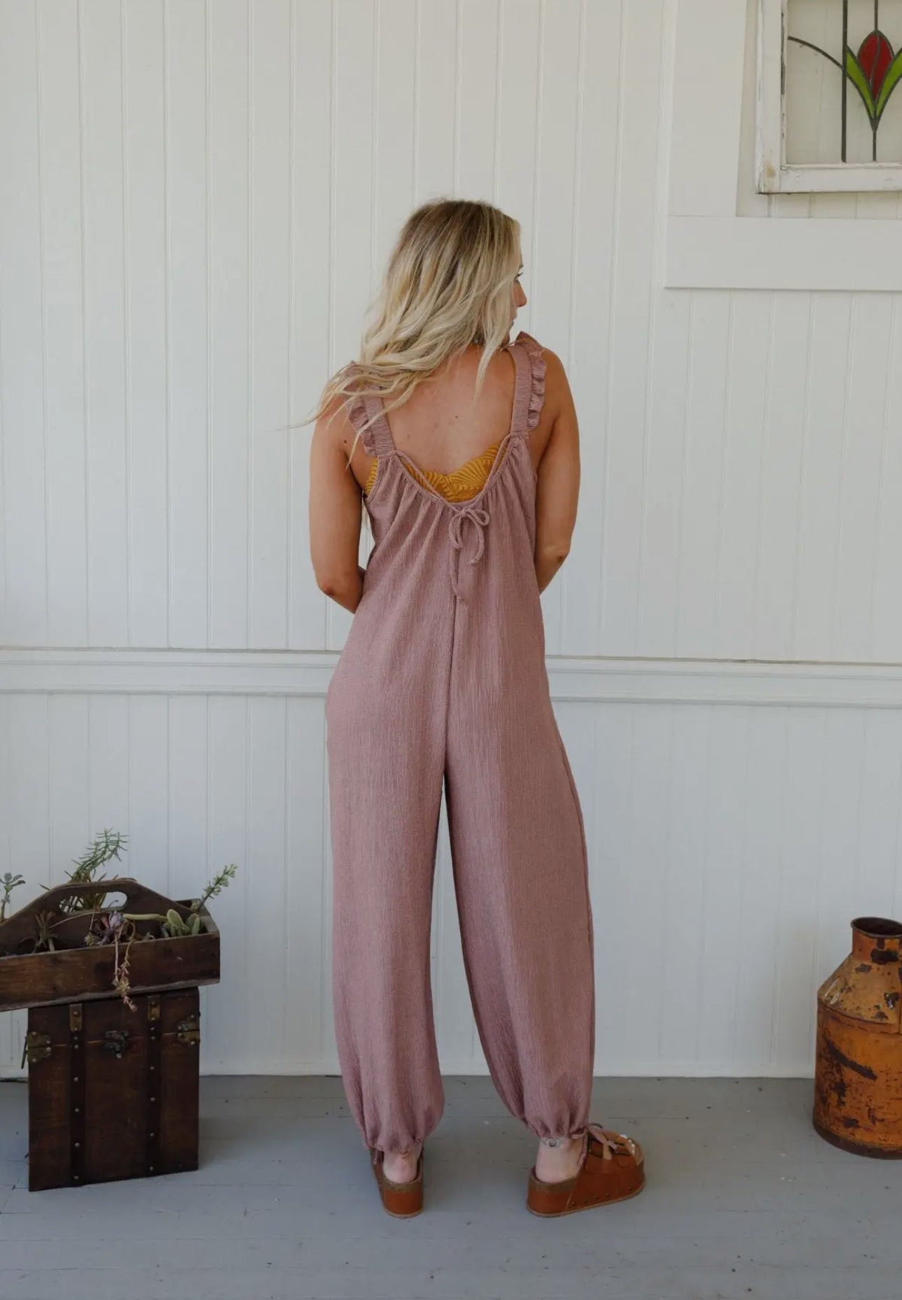 Bliss Wildflower Ruffle Jumpsuit