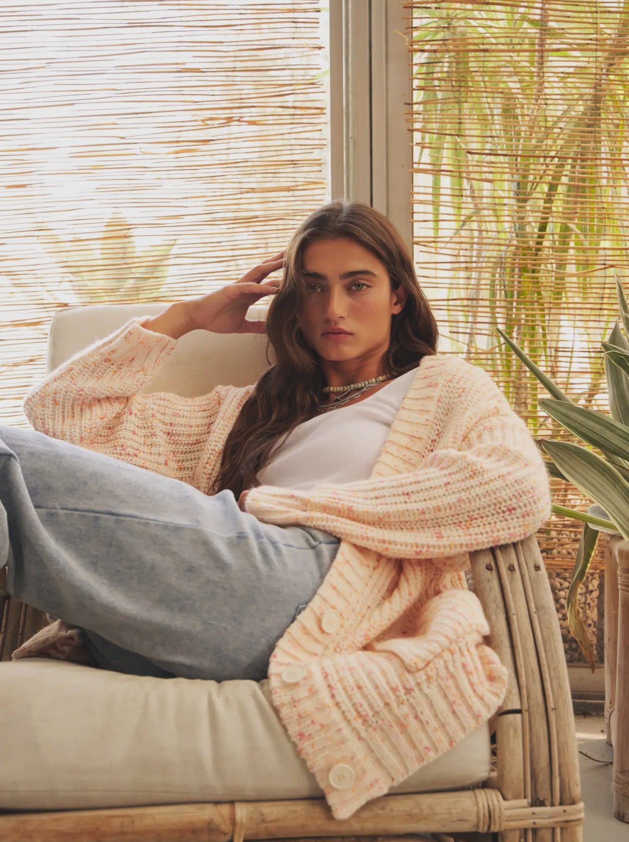 Cozy Button Down Confetti
Chunky Cardigan