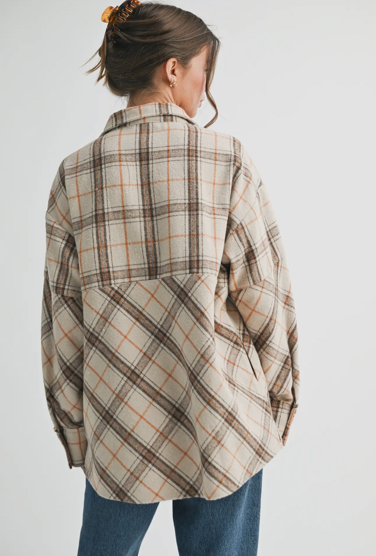 Mya Plaid Pullover