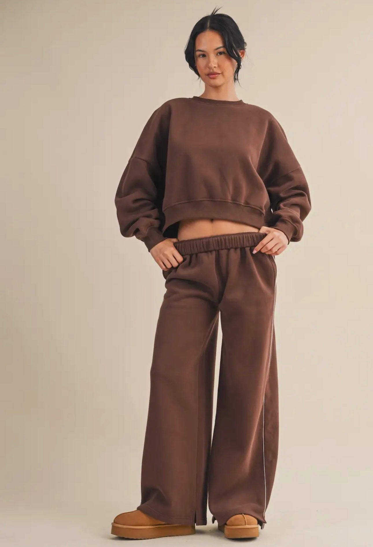 Cozy Fleece Oversized Crewneck Sweatshirt