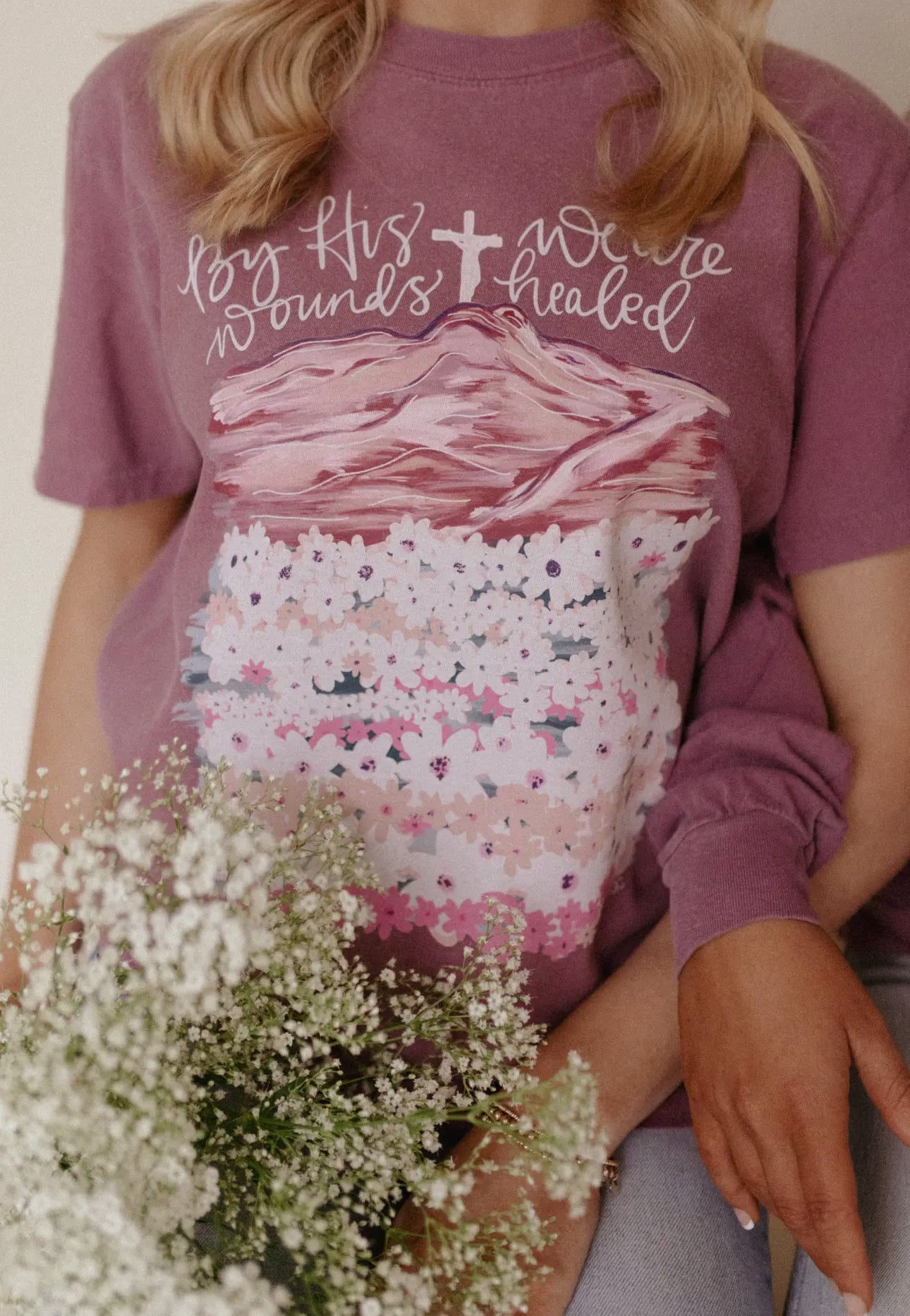 By His Wounds, We are Healed Graphic Tee