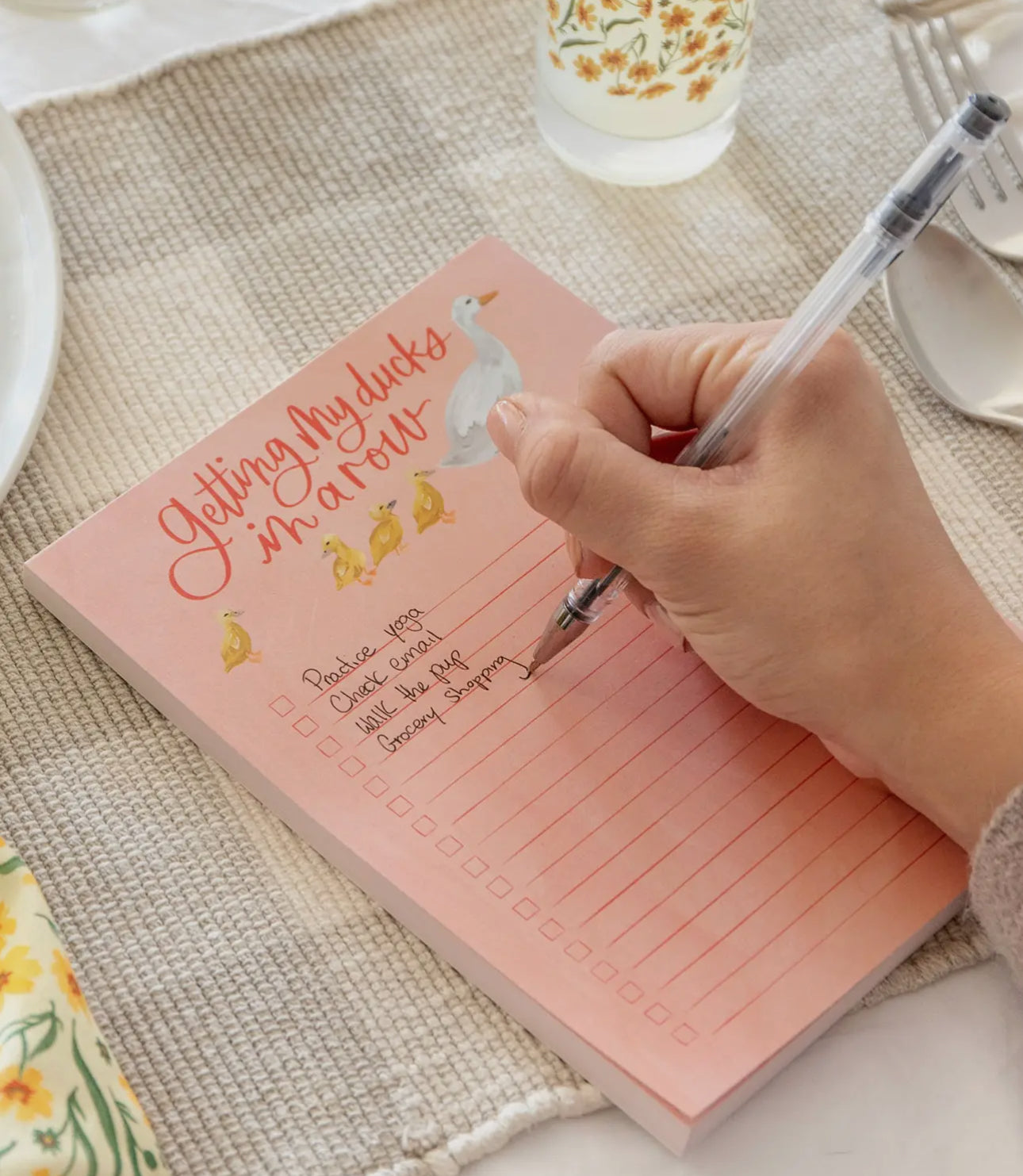 Getting My Ducks in A Row Notepad