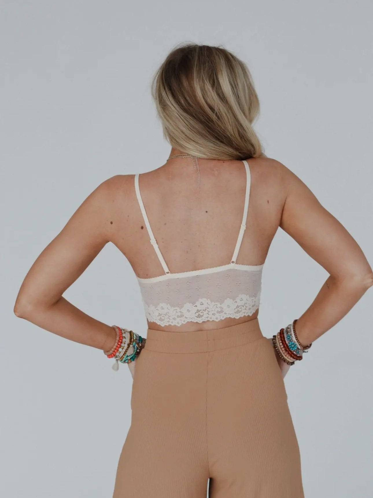 Lace Embrace Bralette - Cream