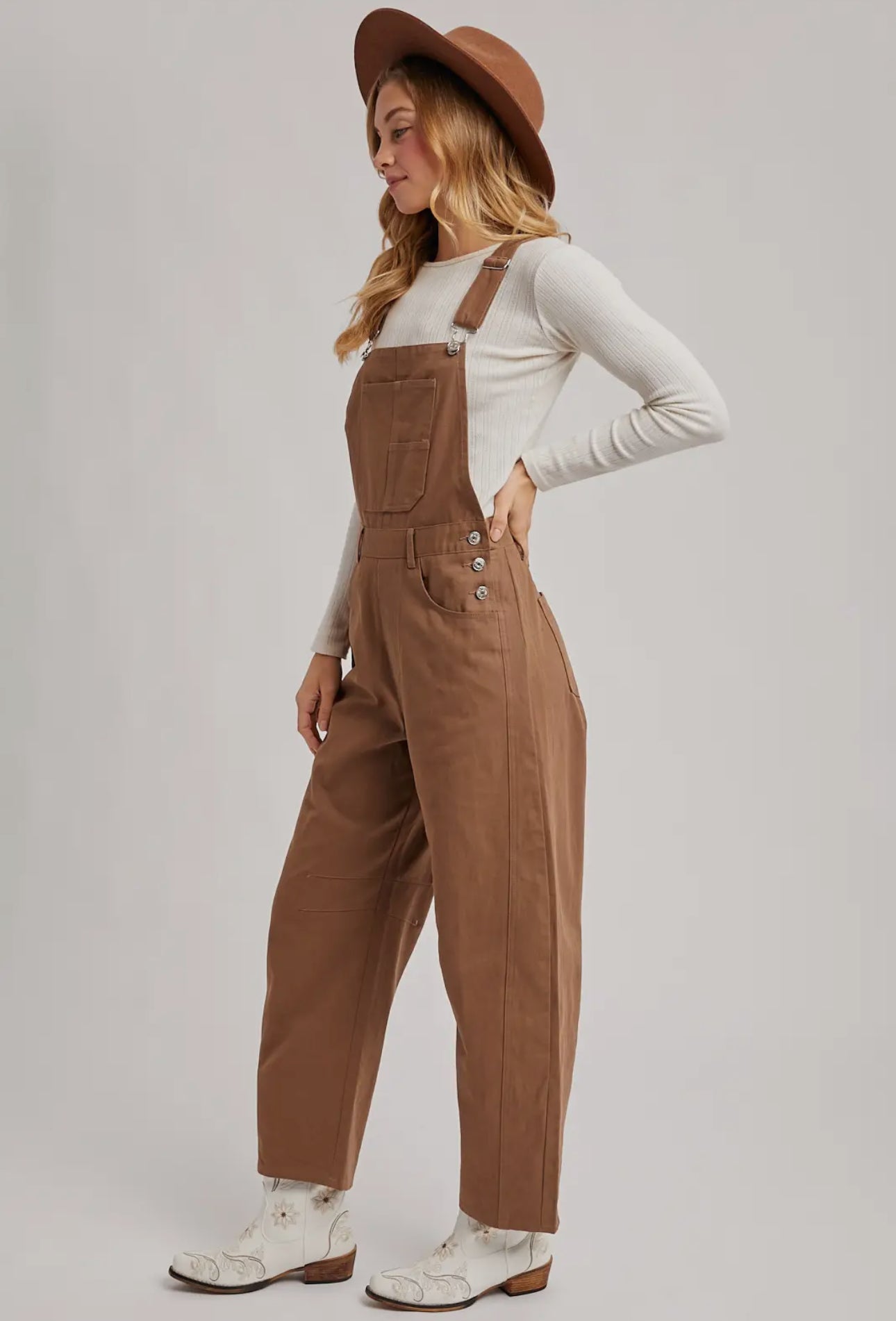 Honey Barrel Overalls Jumpsuit