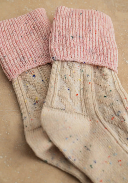 Birthday Cake | Multi Color Sprinkled Socks
