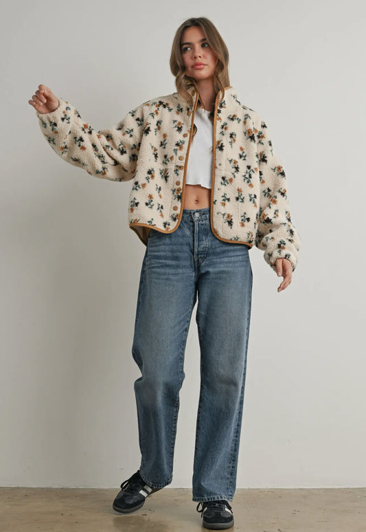 Cousins Floral Fleece Jacket Preorder 9/13