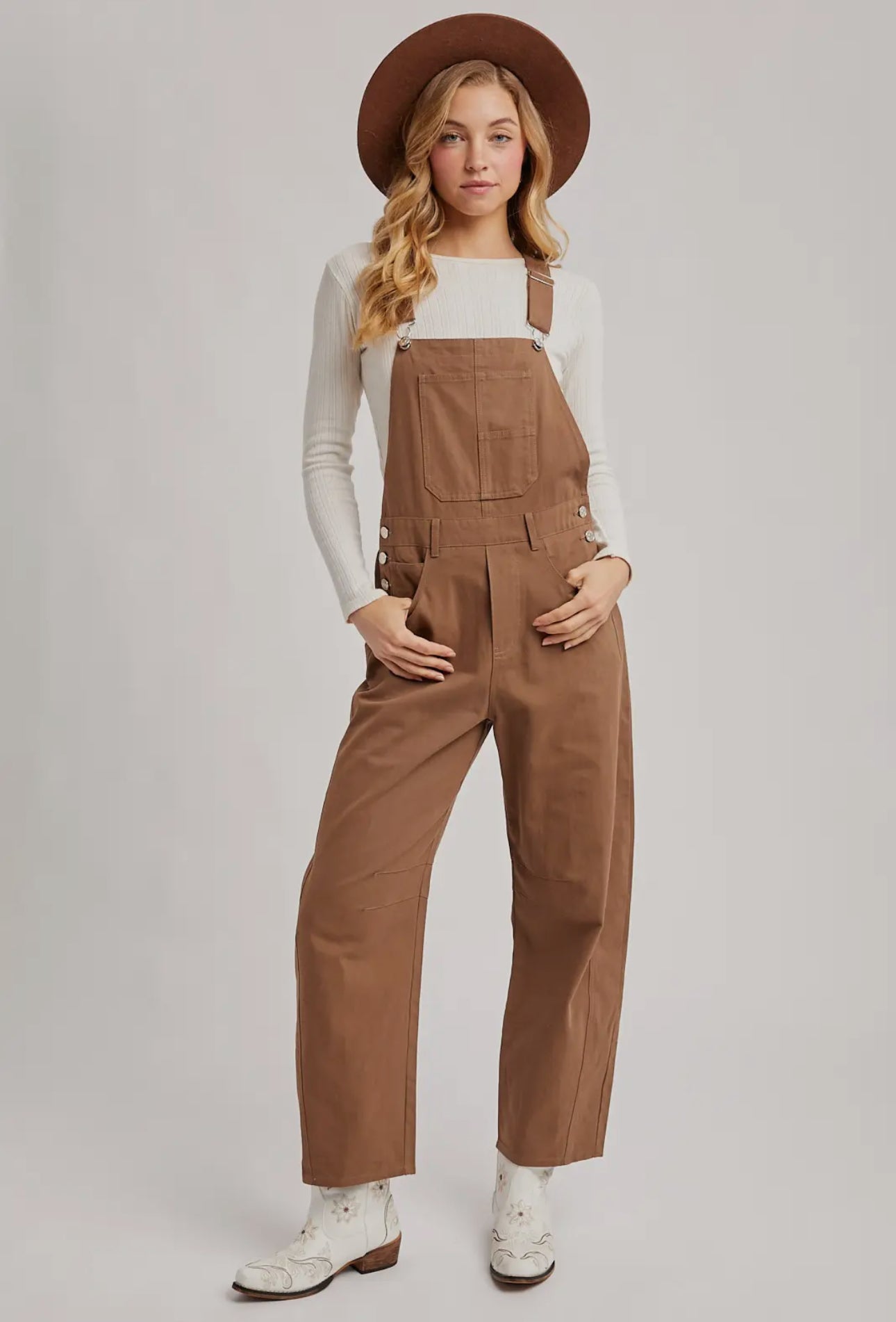 Honey Barrel Overalls Jumpsuit