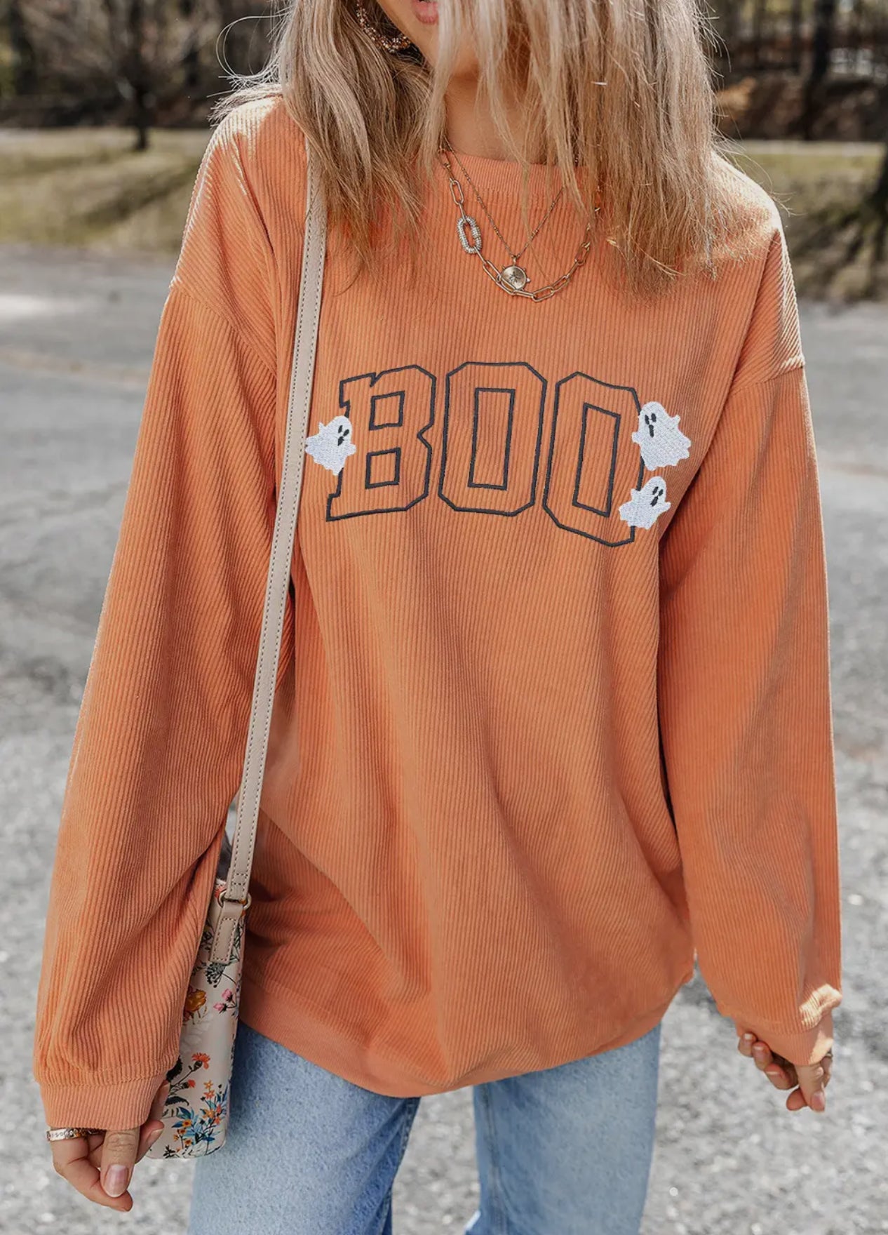 BOO Corded Sweatshirt