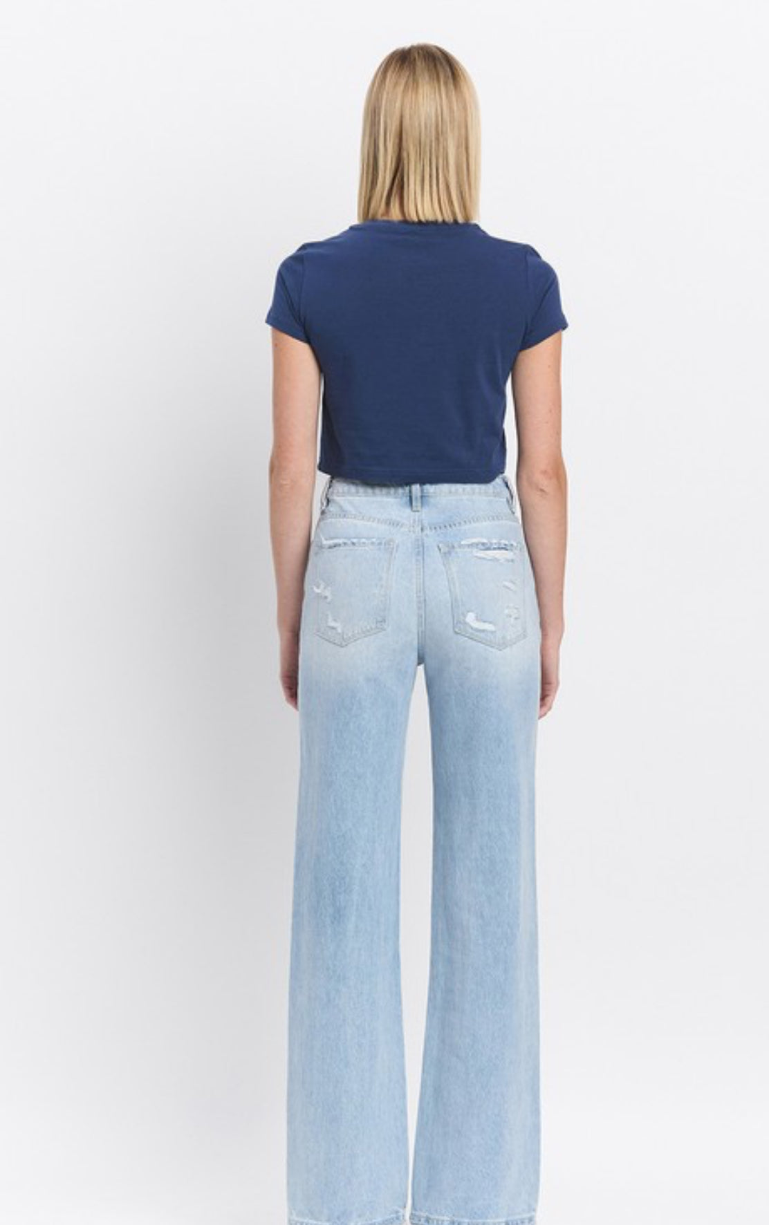 90's Vintage Super High Rise Flare Jeans