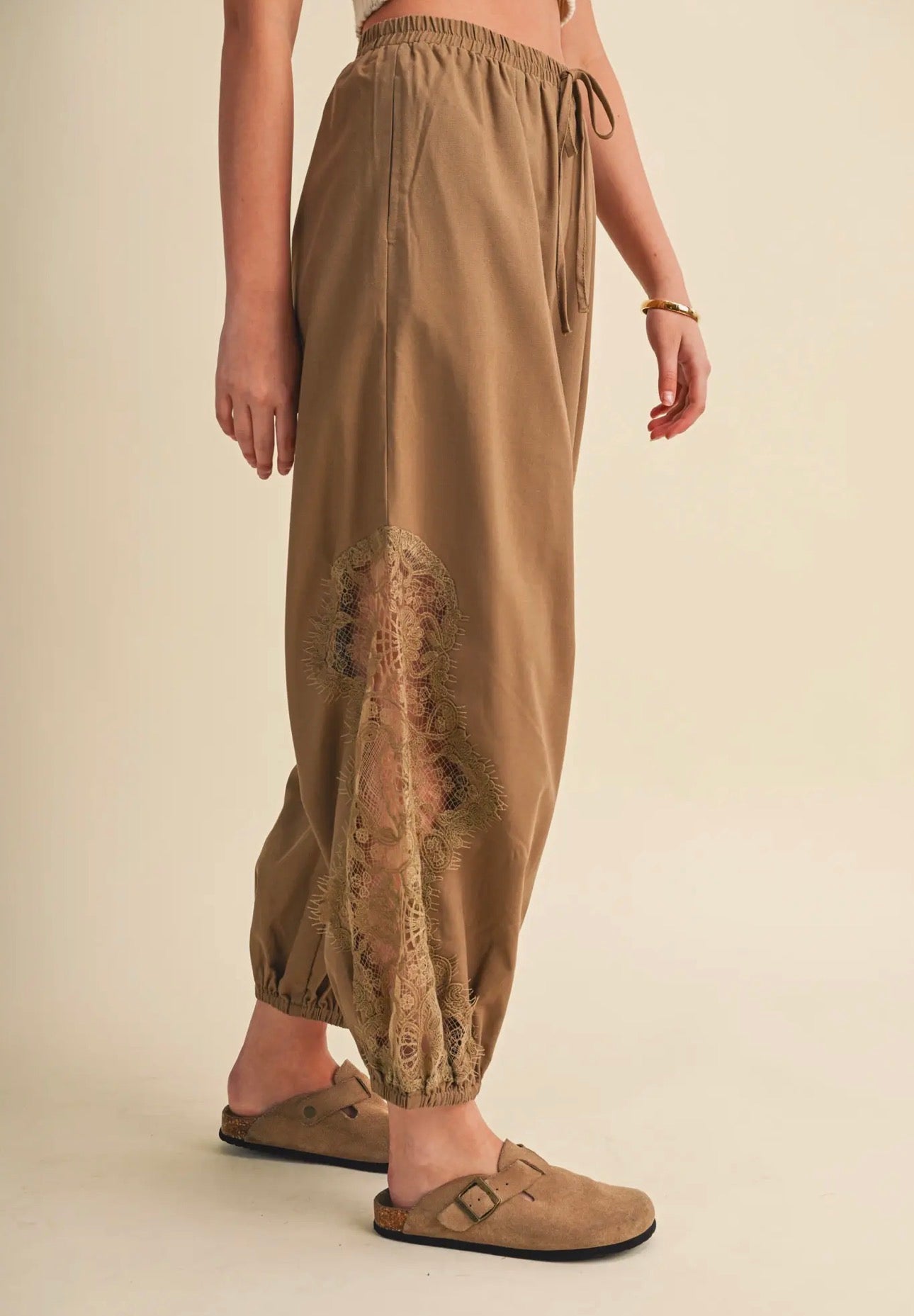 Victoria Lace Detail Balloon Pants