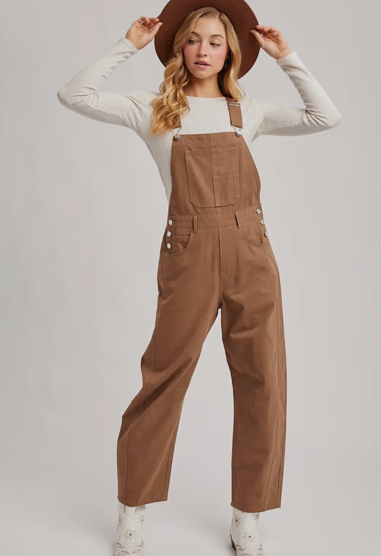 Honey Barrel Overalls Jumpsuit