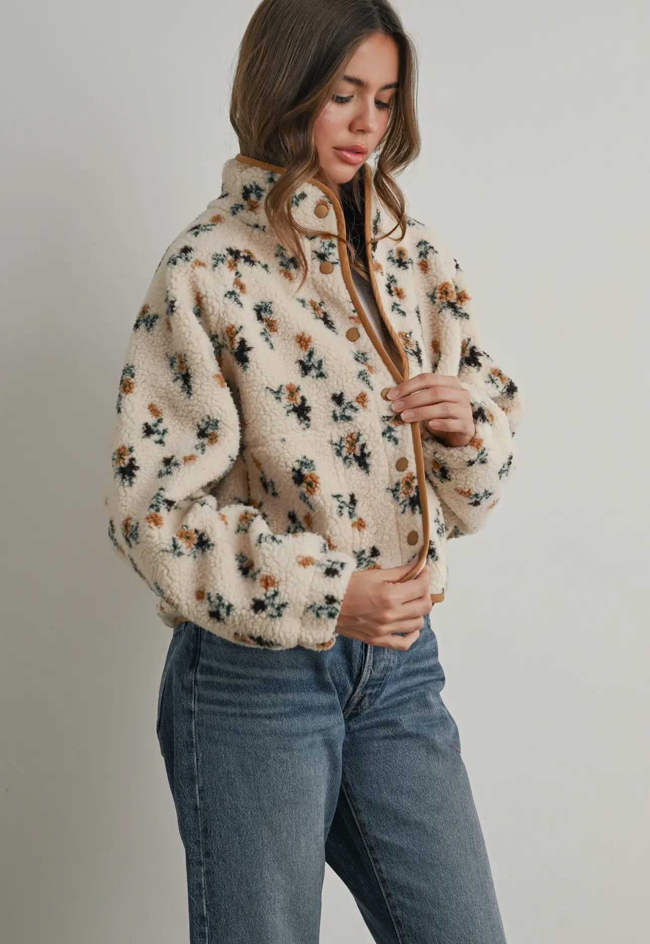 Cousins Floral Fleece Jacket Preorder 9/13