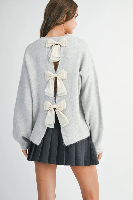 Amelia Bow Knit Sweater