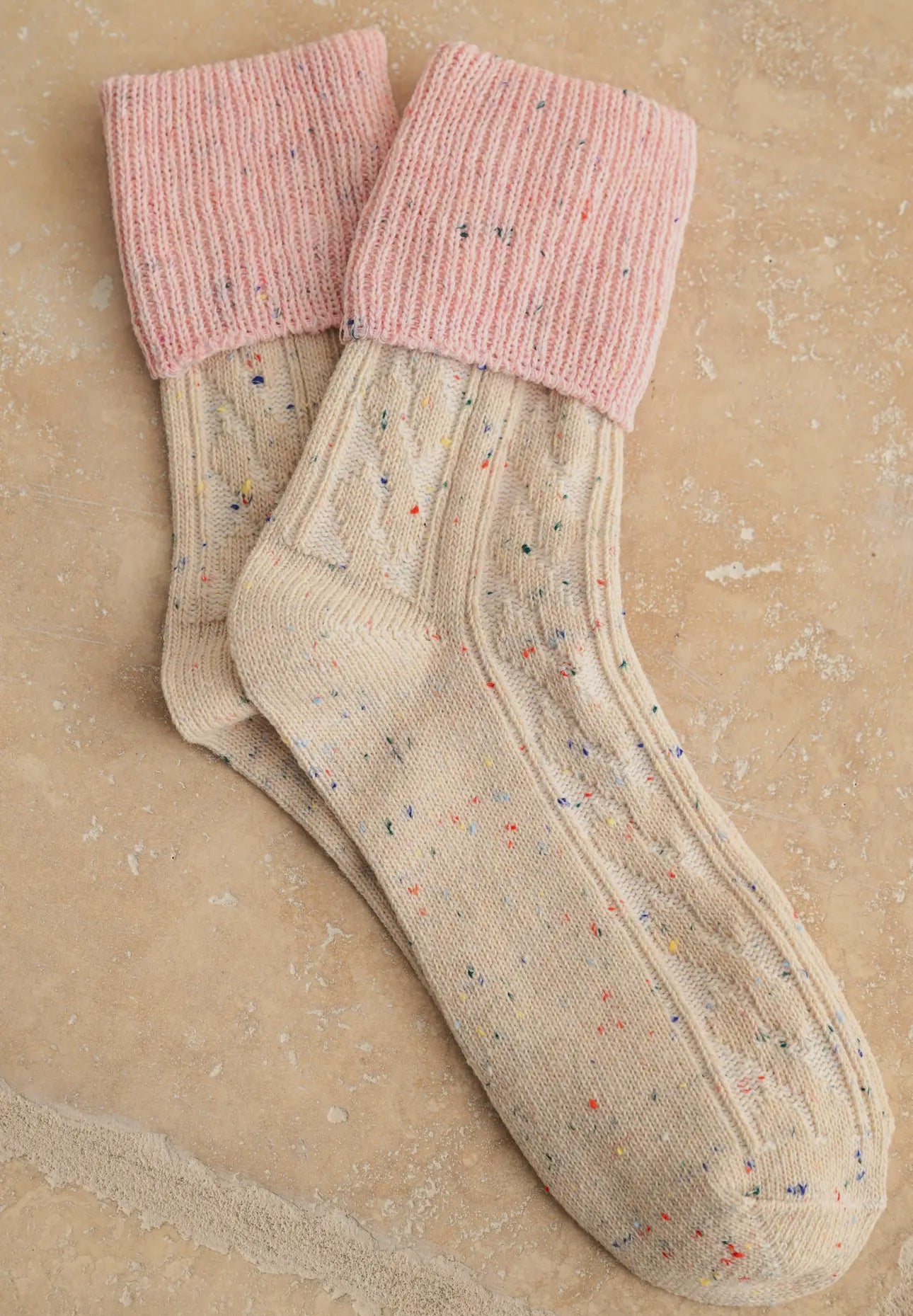 Birthday Cake | Multi Color Sprinkled Socks