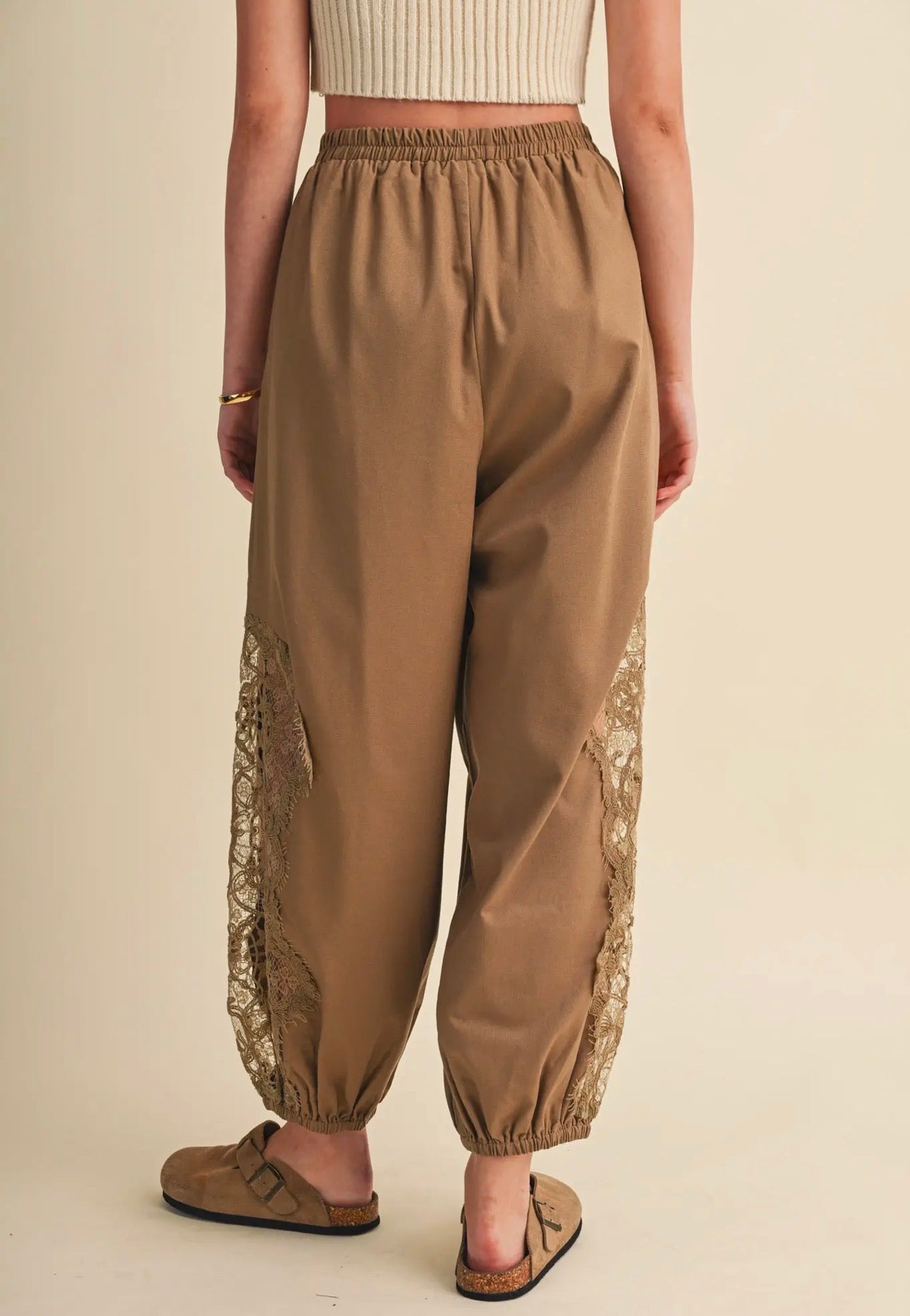 Victoria Lace Detail Balloon Pants