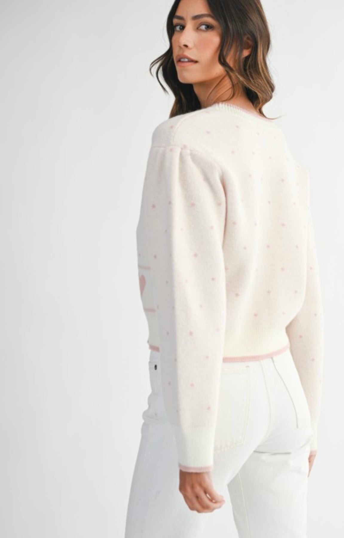 Poppy Heart Cardigan