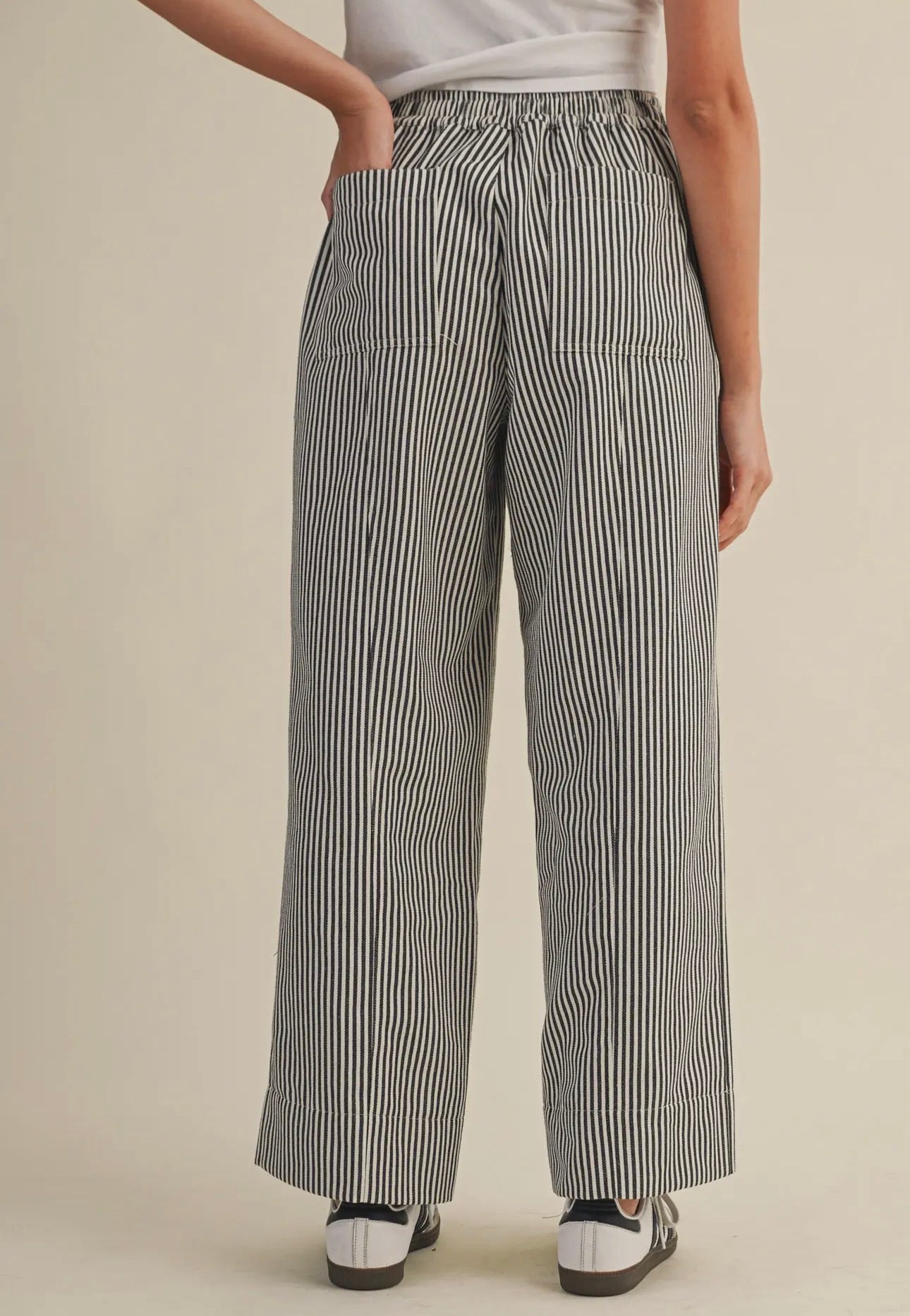 Striped Wide Leg Pants