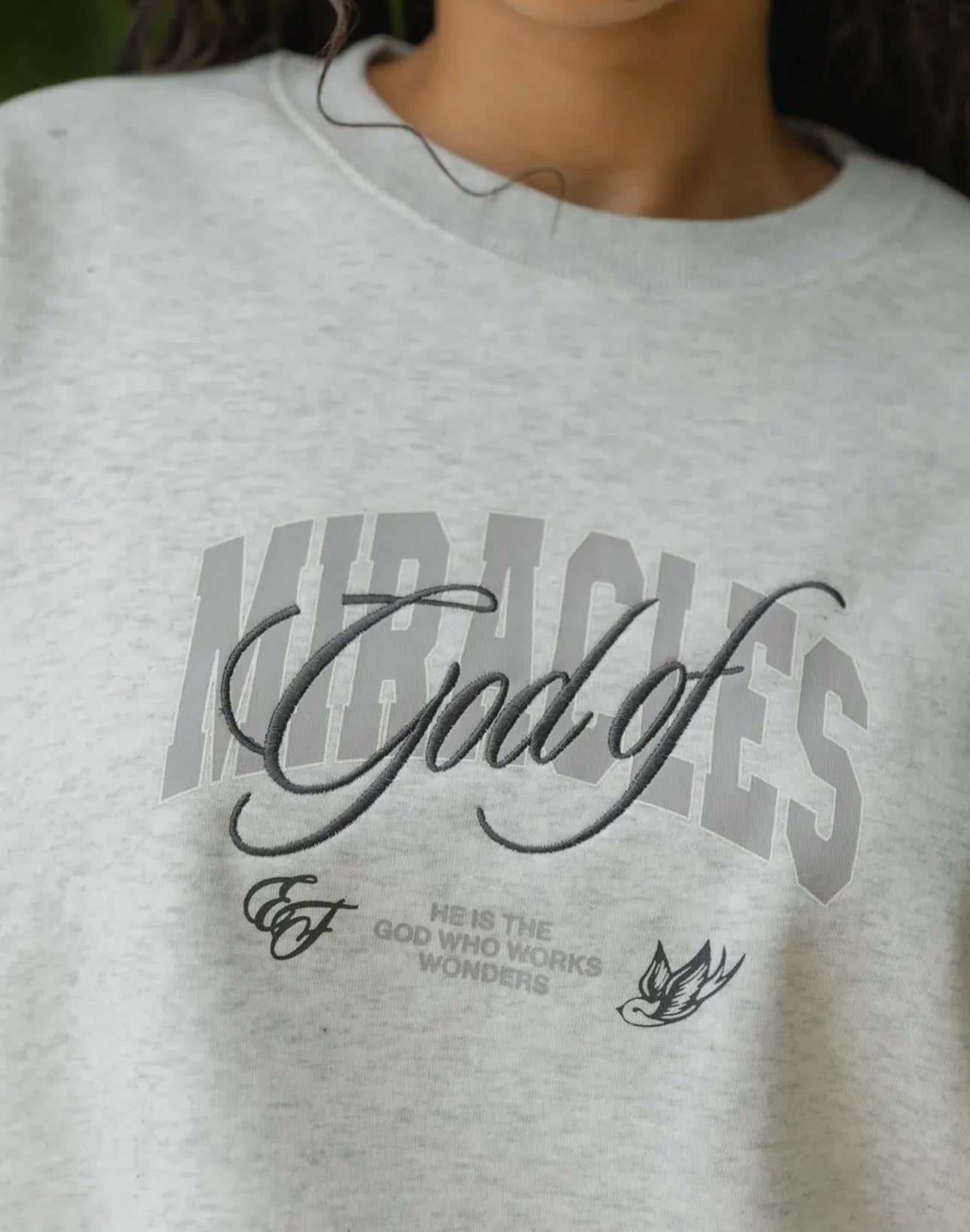 God of Miracles Crewneck
