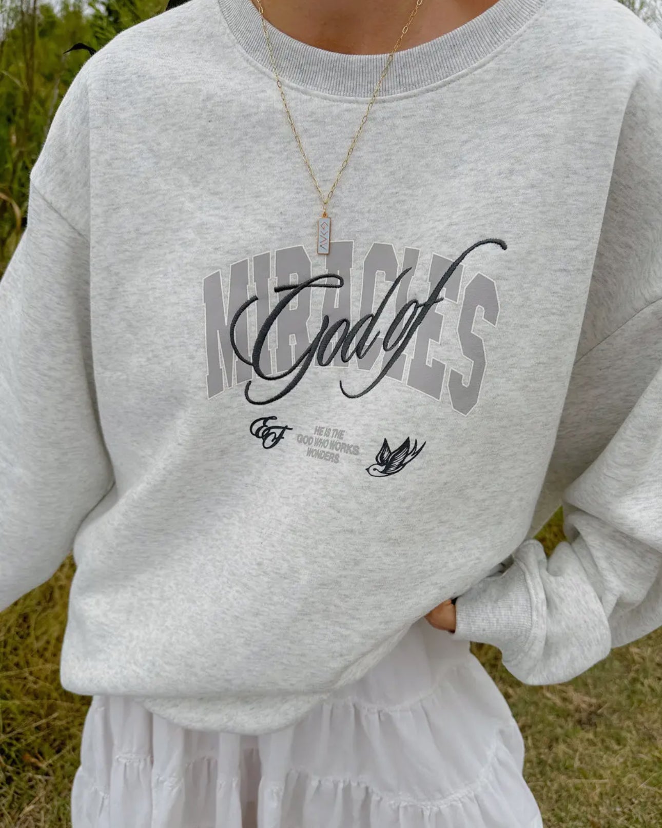 God of Miracles Crewneck