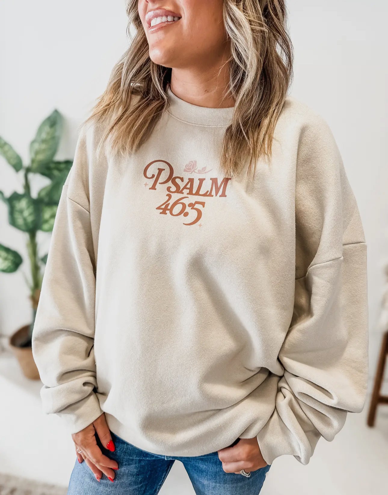 God is Within Her, She will Not Fail Sweatshirt