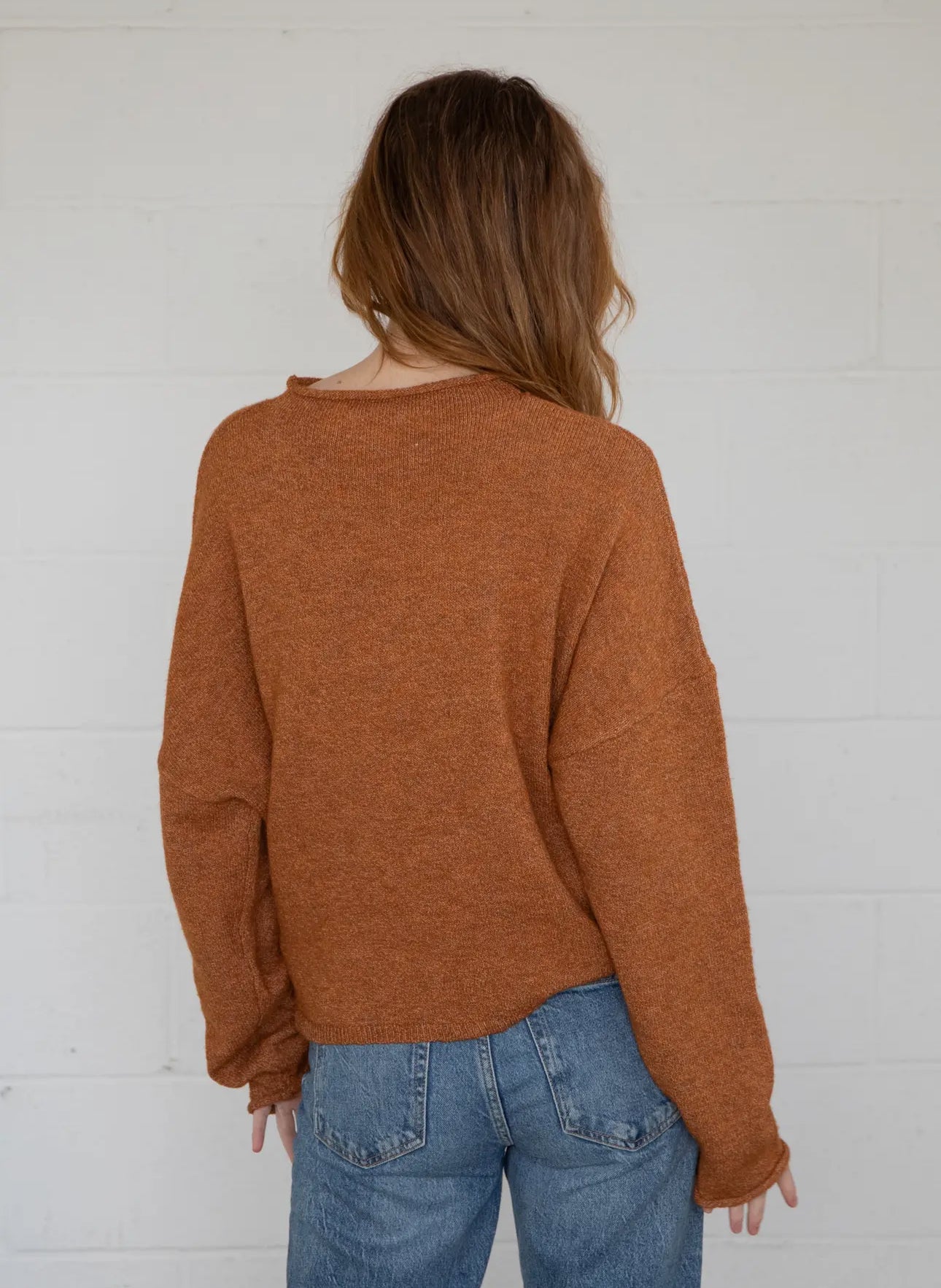 Rust Piper Cardigan